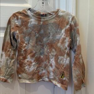 Charlie Rocket Tan Tie-Dye Shirt